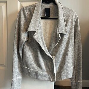 Grey soft fall/spring blazer jacket L